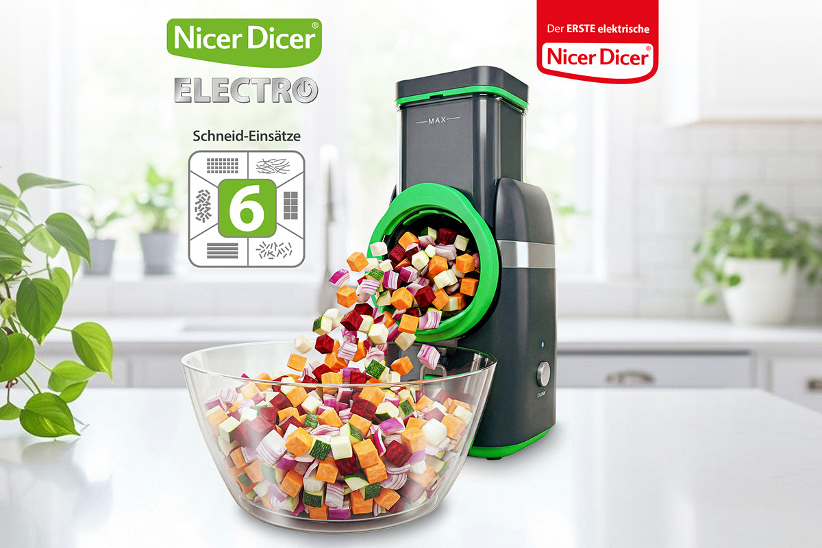 Nicer Dicer Electro Elektrischer Gemüseschneider 25-tlg.
