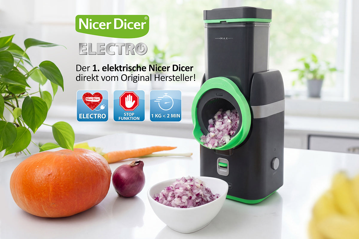 Nicer Dicer Electro Elektrischer Gemüseschneider 25-tlg.