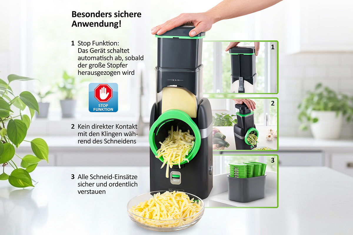 Nicer Dicer Electro Elektrischer Gemüseschneider 25-tlg.