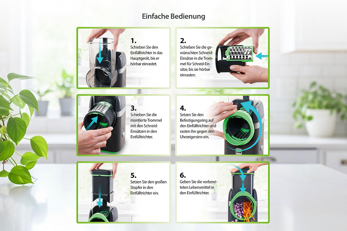Nicer Dicer Electro Elektrischer Gemüseschneider 25-tlg.