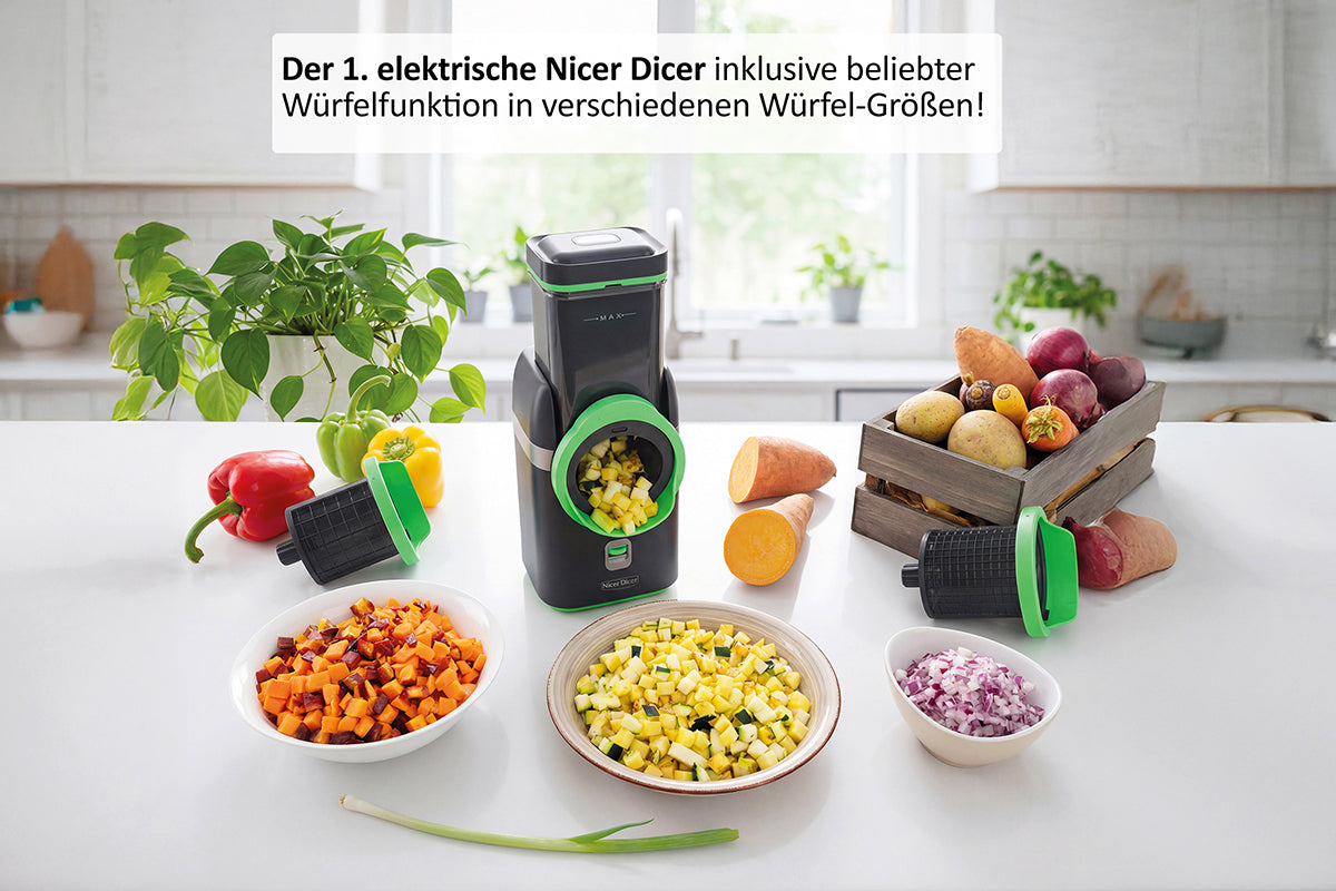Nicer Dicer Electro Elektrischer Gemüseschneider 25-tlg.
