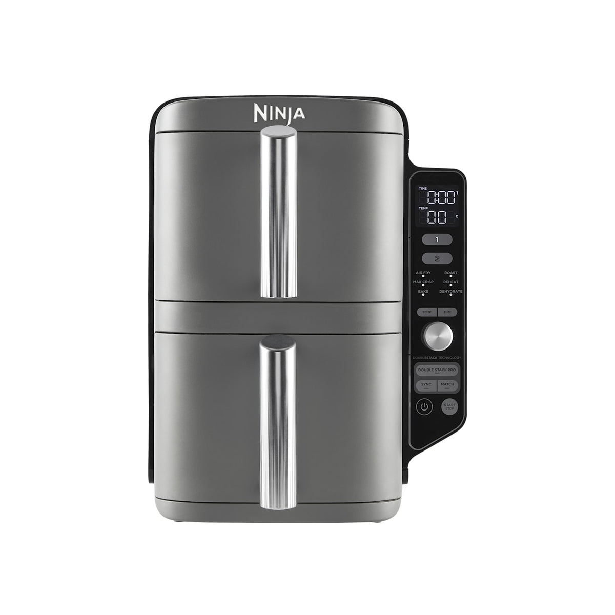 Ninja Double Stack XL SL400EU Heißluftfritteuse 9,5 L Grau