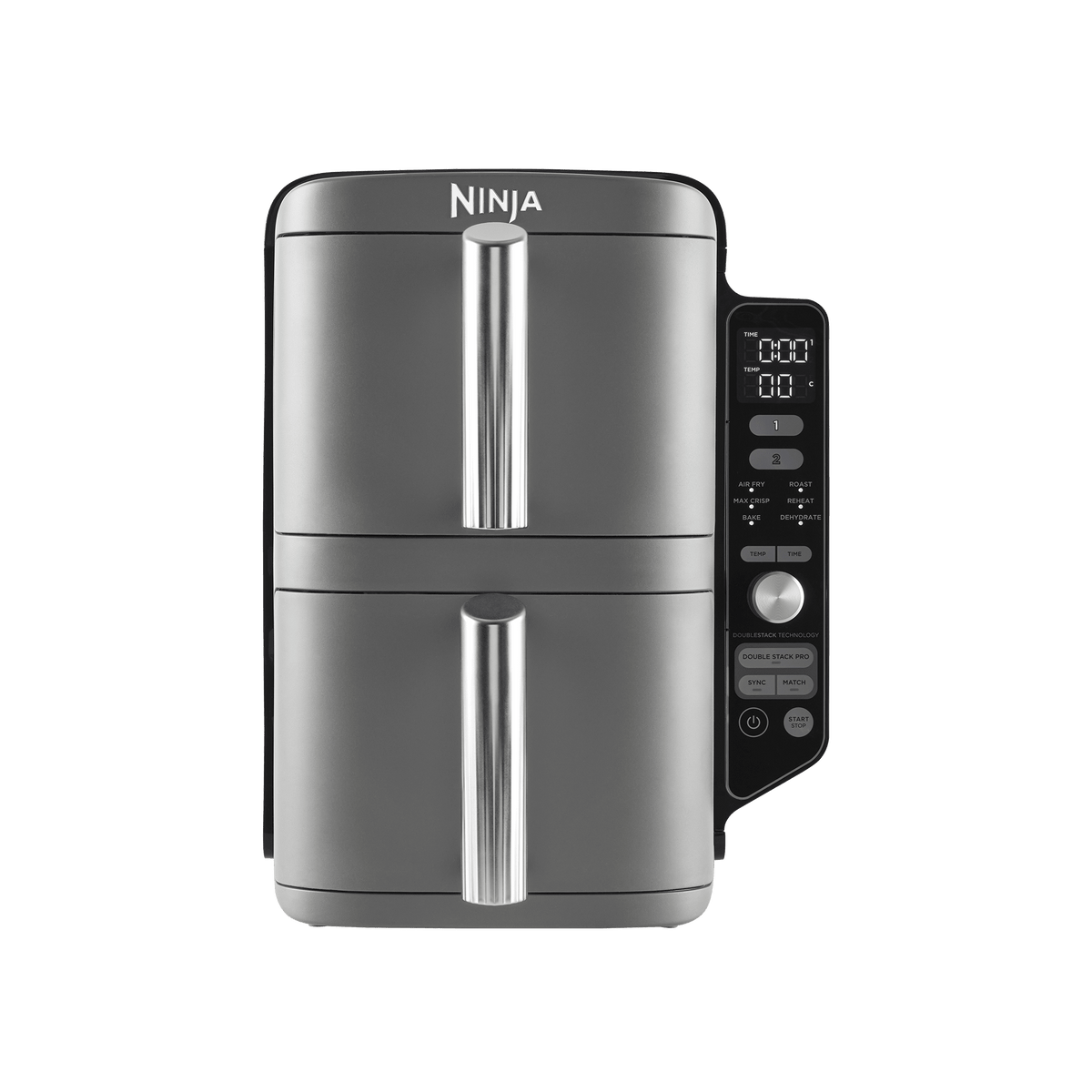 Ninja Double Stack XL SL400EU Heißluftfritteuse 9,5 L Grau