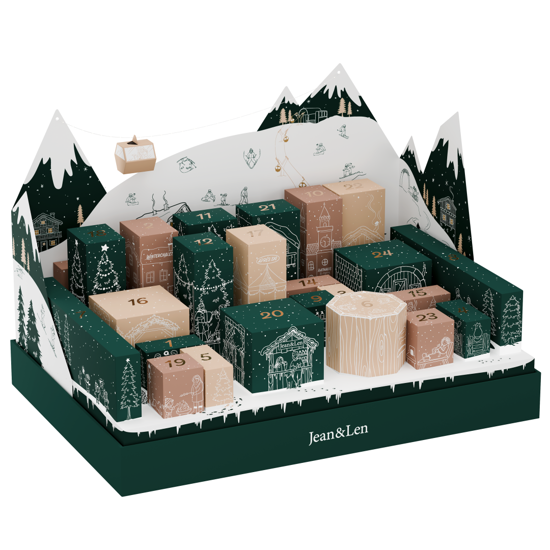Jean&Len Adventskalender 2026 Set Beauty 24 Überraschungen