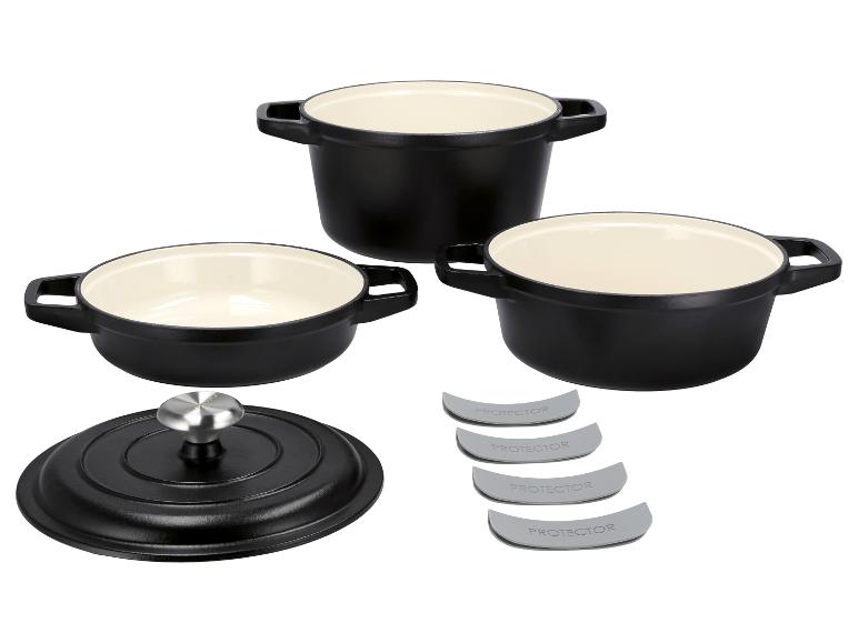 SILVERCREST Premium-Gusseisentopf-Set Ø 23 cm