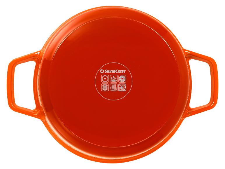 SILVERCREST Premium-Gusseisentopf-Set Ø 23 cm