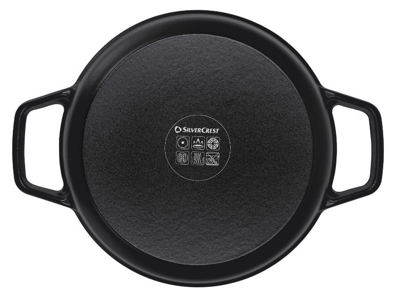 SILVERCREST Premium-Gusseisentopf-Set Ø 23 cm